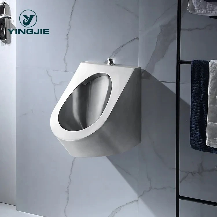 SS304 WC Wall Hung Urinoir Kamar Mandi Tanpa Air